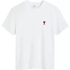 (당일) 25SS 아미 하트 로고 화이트 반팔 티셔츠 BFUTS035 724 100