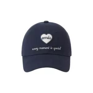 [이미스]m1037 1332444 HEART WAPPEN BALL CAP NAVY 4468311