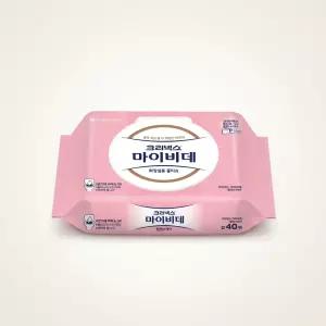 크리넥스 캡 밸런스케어 마이비데 화장실용 40매 9팩