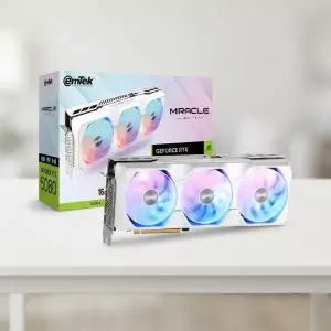 이엠텍 지포스 RTX 5080 MIRACLE WHITE D7 16GB