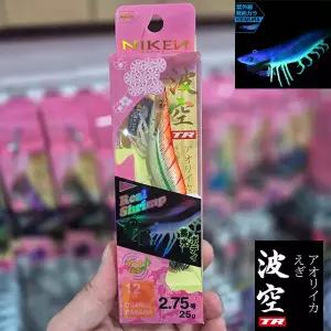 니켄 파공 NEW 리얼 새우다리 팁런에기 TR 에기 2.75호-25g 선상 무늬오징어 보트에기