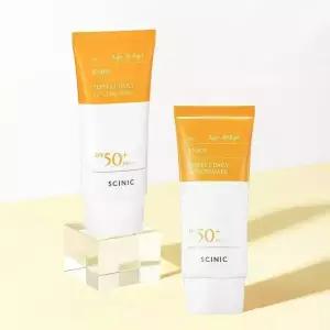 싸이닉 엔조이 퍼펙트 데일리 톤업 썬크림 EX 50ml / 혼합자차 저자극 보송 톤업 2개