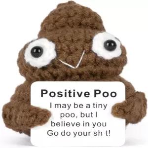 GIFTIARA의 재미있는 긍정 카드가 포함된 귀여운 코바늘 감자 파트너 장난감 친구 생일 집들이 여성 교사용