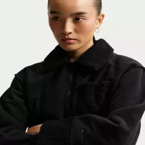 나이키 NIKE 스포츠웨어 오버사이즈 써마 핏 초어 재킷 W - 블랙:앤트러사이