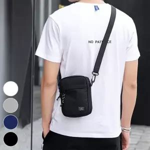 미니 크로스백 남녀공용 캐주얼 메신저백 스퀘어 보조가방