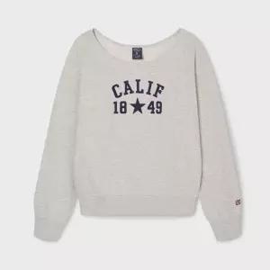 후아유 Cali Raw Cut SweatshirtLoose Fit WHMWG2291F 1000856332496