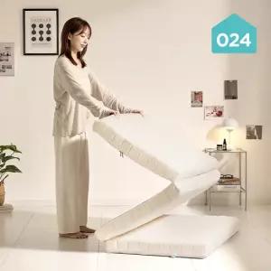024홈 국민토퍼 3단 접이식 매트리스 적당히 단단한 12cm 멀티싱글