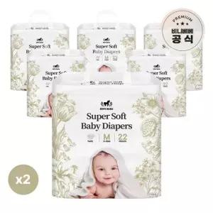 비니베베 비니베베 슈퍼소프트 테이프형 M 22매 12팩