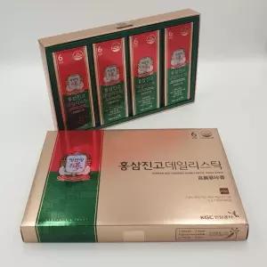 (쇼핑백포함) 온가족 건강지킴이 정관장 홍삼진고 데일리스틱 10g x 20포