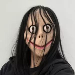 [솔레르] 일본 모모 귀신 가면 얼굴 할로윈 무서운