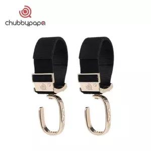 chubbypapa 유모차 핸들 메탈 큐빅 다용도 멀티후크 수납 홀더 기저귀 걸이 함 가방