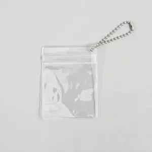 투명 지퍼백 볼체인 키링 만들기 DIY 세트 10개입 6x8