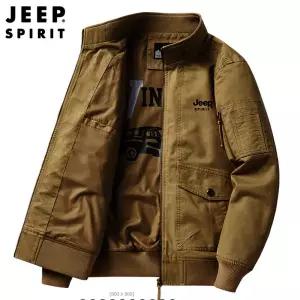 지프 JEEP SPIRIT 봄  가을 남성 스탠드 칼라 캐주얼 재킷 루즈핏 봄버 0769