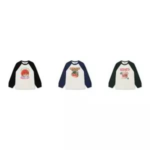 [롯데백화점]탑텐키즈 공용) [마인드어데이 커버캣] 라글란 티셔츠 (MKG4TS3491)