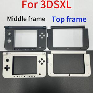 [호환품]3dsxl 케이스 쉘 프레임 용 3DS XL 흰색  검정색 하우징 중간 상단 플라스틱 교체