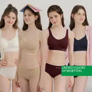 [베네통정품](31차) 26FW 베네핏 모달블랜딩 퓨징 브라팬티 4세트(런닝형)