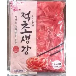 하니A1 횟집 식당 업소용 식자재 재료 이연 적초생강 1.3kg 생활