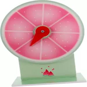 VICASKY Rotating Prize Wheel Lucky Draw with Stand Spinner Large Raffle for Classroom Events Game