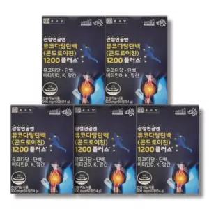 관절연골엔뮤코다당단백 콘드로이친 1200 플러스5박스