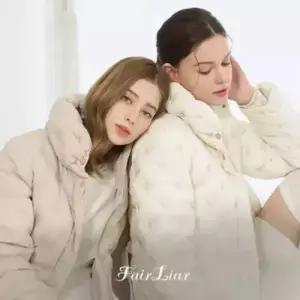 페어라이어 최초가199 000원 FAIRLIAR 자수 퀼팅 다운 하프코트 134439