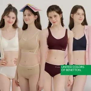 [베네통] 퓨징 컬러풀 브라팬티 4세트
