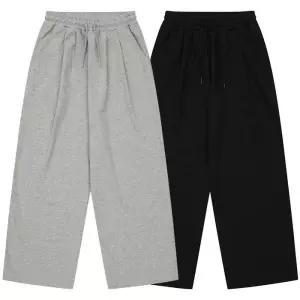 [에꼴리에]투턱 벌룬 빅와이드 바지 26C0251 BK,GY_JJ