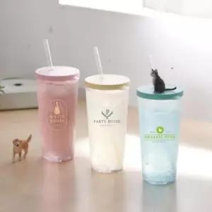 국내생산 670ml DD-09907 제작 빨대컵 주문 심플