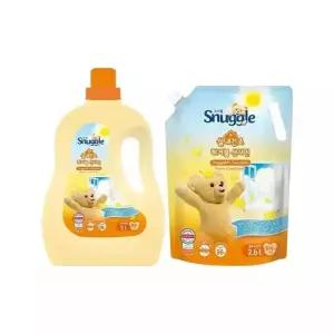 스너글 섬유유연제 실내건조 허거블 선샤인 2L, 1개 + 리필 2.6L,