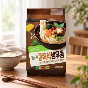 풀무원 수타식 즉석생우동 195g x 10