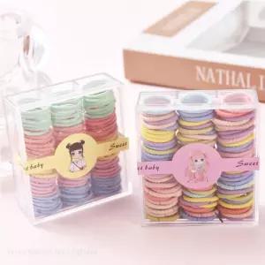 안아픈 실속 일상 100P 1set 여아 헤어 머리 끈