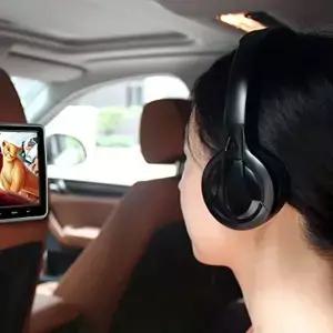 IR 적외선 무선 헤드폰 스테레오 접이식 자동차 헤드셋 실내 실외 음악 TV