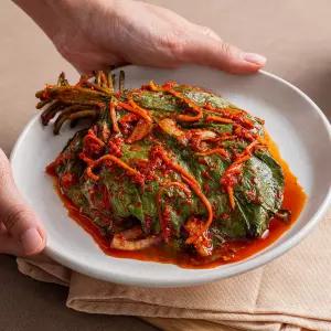 국내산 전라도식 깻잎김치 500g 1kg / 국내산 깻잎