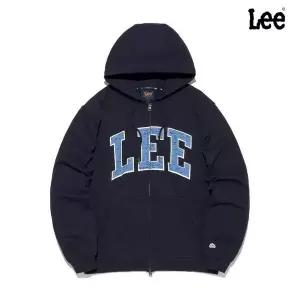 LEE 컬리지 로고 후드 집업 네이비 LE2601HZ02NA 1467905