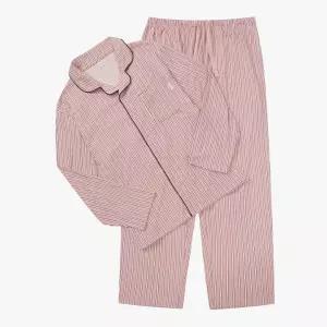 [애니바디]공용 피치기모 9부 파자마세트_멀티스트라이프ANJS26W42 ECJ