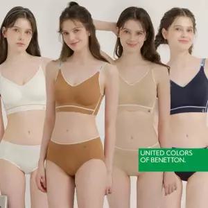 [베네통정품](31차) 26FW 베네핏 모달블랜딩 퓨징 브라팬티 4세트(스트랩형)