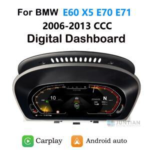 BMW 디지털 대시보드 5 시리즈 E60 X5 X6 E70 E71 2003-2014 무선 CarPlay 및 안드로이드 오토 Hicar Airpl