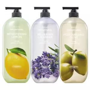 온더바디 더내추럴 바디워시 레몬향 900g 1개 + 라벤더향 1개 + 올리브향 1개