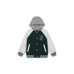 택가89900원 MKG1JP3211 공용 후드 바시티 패딩 점퍼