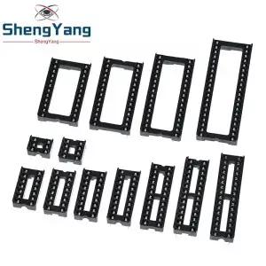 10pcs TZT IC 시트 6P/8P/14P/16P/18P/20P/24P/28P DIP 소켓 어댑터 솔더 유형 28 핀 좁은 몸체 MCU