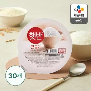 햇반 백미 큰공기 300g, 30개