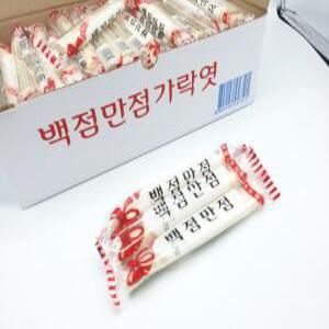 서해안민속 백점만점 가락엿 100개입-1통 수능시험엿