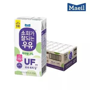 매일 소화가잘되는 저지방 멸균우유 190ml 24팩/우유/음료/음료수