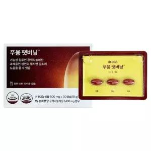 닥터블릿 푸응 팻버닝 600mg x 30캡슐 x 1개 JJ몰
