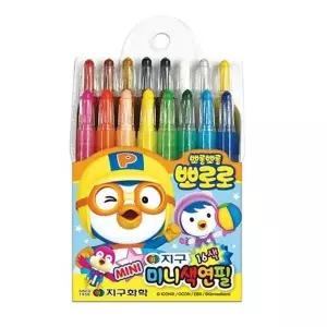 [하프클럽/셀러허브_여성트랜드패션]미니샤프식색연필 뽀로로 16색 GWM