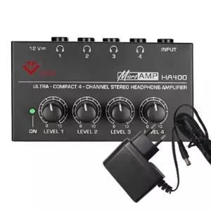 VTHA-400 헤드폰 분배기 믹서 개별볼륨조절