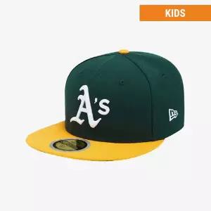 [뉴에라키즈](타임스퀘어점패션관)[키즈] MLB 어센틱 오클랜드 애슬레틱스 홈70367498