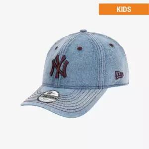 [뉴에라키즈](대구신세계)[키즈] MLB 뉴욕 양키스 해안 시리즈 언스트럭쳐 볼캡 라이트 블루