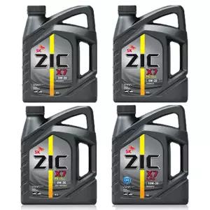 지크/X7 0W30 5W30 5W20 10W30/엔진오일/가솔린/LPG