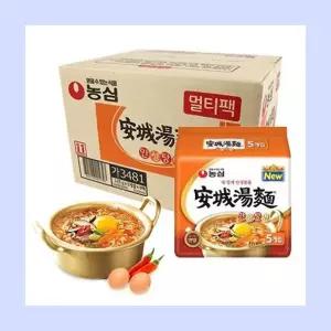 농심 안성탕면 125g 40개 한박스 대용량 업소용 탕비실 box 40입 40봉
