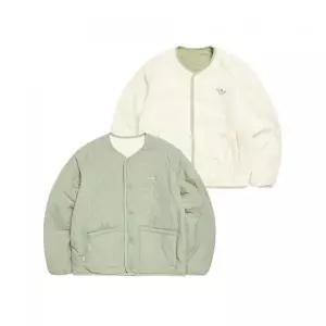 [마크곤잘레스] MARK GONZALES 리버시블 경량 패딩플리스 자켓 - GREYISH KHAKI Z254UJP200312 465
